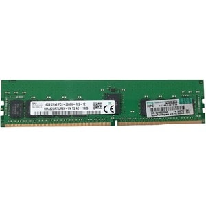 HPE 16GB DDR4 SDRAM Memory Module - For Server - 16 GB (1 x 16GB) - DDR4-2666/PC4-21300 DDR4 SDRAM - 2666 MHz - CL19 - 1.2