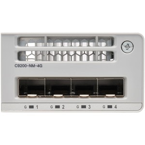 Cisco Catalyst C9200-NM-4G Expansion Module - For Data Networking - Gigabit Ethernet - 1000Base-X - 4 x Expansion Slots