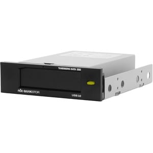 Overland-Tandberg RDX QuikStor 8670-RDX Drive Enclosure for 5.25" - USB 3.0 Host Interface External - Black - 1 x Total Bay