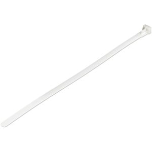 StarTech.com 10"(25cm) Reusable Cable Ties, 2-1/2"(65mm) Dia. 50lb(22Kg) Tensile Strength, Nylon, In/Outdoor, UL Listed, 1