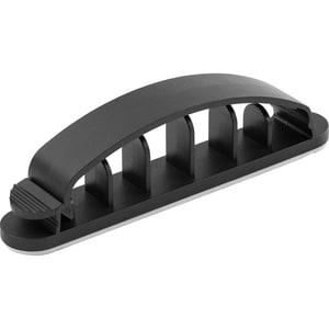 StarTech.com 100 Cable Management Clips - Self Adhesive 6 Slot - Resusable Nylon Desktop USB/Computer Cord Organizer/Clamp