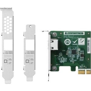 QNAP QXG-2G1T-I225 2.5Gigabit Ethernet Adapter for NAS Storage Device - 2.5GBase-T - Plug-in Card - PCI Express 2.0 x1 - 1
