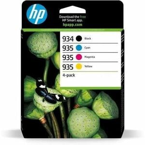HP 934/935 Original Inkjet Ink Cartridge - CMY, Black - 4 / Pack - Inkjet - 4 / Pack