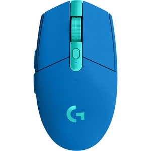Logitech LIGHTSPEED G305 Gaming Mouse - Wi-Fi - USB - Optical - 6 Button(s) - Blue - Wireless - 12000 dpi