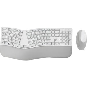 Kensington Pro Fit Ergo Wireless Keyboard and Mouse-Gray - USB Wireless Bluetooth/RF - USB Wireless Bluetooth/RF - Retail