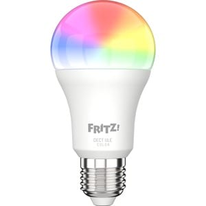 FRITZ! 500 LED-Glühlampe - 9 W - 806 lm - Weiß, Weiß, Mehrfärbig Lichtfarbe - E27 Basis - 2700 °K, 6500 °K Farbtemperatur 