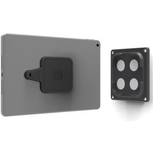 Compulocks Universal Tablet Magnetic Wall Mount with Cable Lock Black - Universal Mounting Options, Snap on\off for Full M