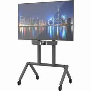 Heckler Design AV Cart Prime - 300 lb Capacity - 4 Casters - Powder Coated Steel, Steel - 44" Width x 30" Depth x 68.30" H