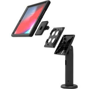 Compulocks Universal Tablet Magnetic Counter Stand with Cable Lock Black - Universal Mounting Options, Snap on\off for Ful