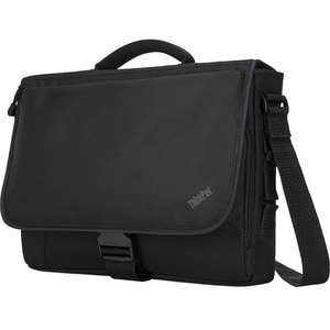 Lenovo Carrying Case (Messenger) for 39.6 cm (15.6") Notebook - Black - Water Resistant - Nylon Body - Polyester Exterior 