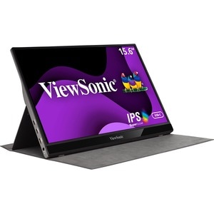 Monitor LED ViewSonic Graphic VG1655 16" Class Full HD - 16:9 - Plata - 39.6cm (15.6") Viewable - Tecnología conmutación e