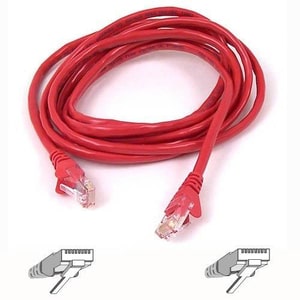 Belkin Cat. 6 UTP Patch Cable - RJ-45 Male - RJ-45 Male - 20ft - Red