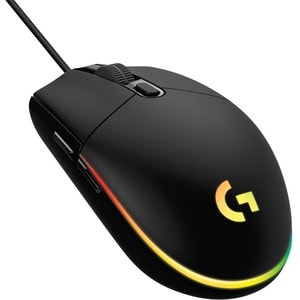 Logitech G203 Gaming Mouse - Cable - Black - USB - 8000 dpi - 6 Button(s) - 1