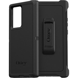 OtterBox Defender Carrying Case (Holster) Samsung Galaxy Note20 Ultra Smartphone - Black - Dirt Resistant Port, Dust Resis