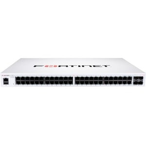 Fortinet FortiSwitch FS-148F-FPOE Ethernet Switch - 48 Ports - Manageable - Gigabit Ethernet, 10 Gigabit Ethernet - 10/100