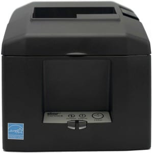 Star Micronics TSP654IISK, Liner-Free Thermal Printer for Sticky Paper, Ethernet - Cutter, External Power Supply Included,