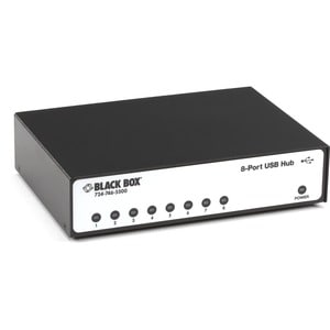 Black Box DB9 8-Port USB-to-RS-232 Converter - USB - PC - 8 x Number of Serial Ports External - 1 x Number of USB Ports - 