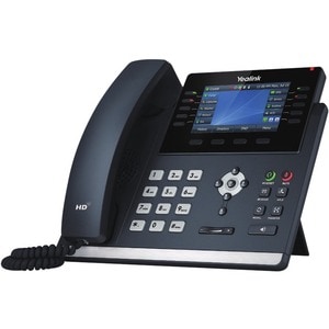 Yealink T46U IP Phone - Corded - Corded - Wall Mountable - Classic Gray - 16 x Total Line - VoIP LCD - 2 x Network (RJ-45)