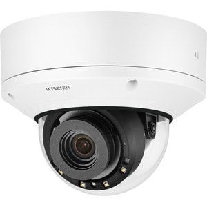Wisenet XND-8082RV 6 Megapixel Indoor HD Network Camera - Color, Monochrome - Dome - Signal White - 131.23 ft Night Vision
