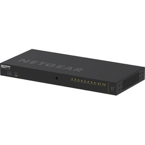 Netgear AV Line M4250-10G2XF-PoE+ Ethernet Switch - 10 Ports - Manageable - 3 Layer Supported - Modular - 25 W Power Consu