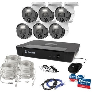 Swann Master 8 Channel Night Vision Wired Video Surveillance System 2 TB HDD - Camera, Network Video Recorder - 3840 x 216