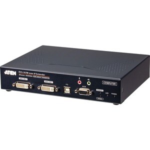 ATEN ALTUSEN KE6940AT KVM Extender Transmitter - Wired - 2 Computer(s) - 2 Local User(s) - WUXGA - 1920 x 1200 Maximum Vid