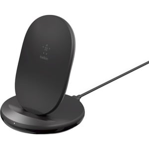 Belkin 15W Wireless Charging Stand + QC 3.0 24W Wall Charger - Input connectors: USB