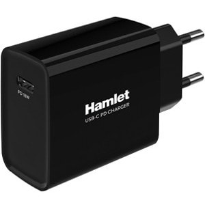 Hamlet Alimentatore da parete USB-C Power Delivery (PD) 18W. Consente di ricaricare rapidamente smartphone, tablet e dispo