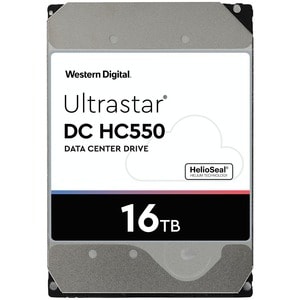 WD Ultrastar DC HC550 16 TB Hard Drive - 3.5" Internal - SAS (12Gb/s SAS) - 7200rpm - 512e Format