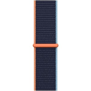 Apple 40-mm Deep Navy Sport Loop - Adjustable - Regular - Hook & Loop Attachment - Deep Navy - Woven Nylon