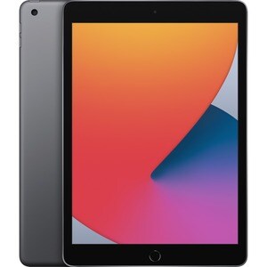 Apple iPad . Bildschirmdiagonale: 25,9 cm (10.2 Zoll), Bildschirmauflösung: 2160 x 1620 Pixel. Interne Speicherkapazität: 32 GB. Prozessorfamilie: Apple, Prozessor: A12. Auflösung Rückkamera (numerisch): 8 MP, Rückkamera-Typ: Einzelne Kamera, Auflösung Frontkamera (numerisch): 1,2 MP, Frontkamera. Top WLAN-Standard: Wi-Fi 5 (802.11ac). Gewicht: 490 g. Installiertes Betriebssystem: iPadOS. Produktfarbe: Grau