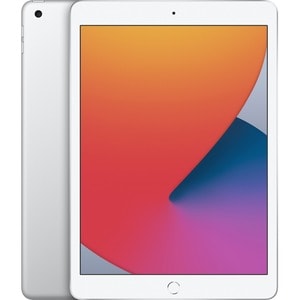 Apple iPad . Bildschirmdiagonale: 25,9 cm (10.2 Zoll), Bildschirmauflösung: 2160 x 1620 Pixel. Interne Speicherkapazität: 32 GB. Prozessorfamilie: Apple, Prozessor: A12. Auflösung Rückkamera (numerisch): 8 MP, Rückkamera-Typ: Einzelne Kamera, Auflösung Frontkamera (numerisch): 1,2 MP, Frontkamera. Top WLAN-Standard: Wi-Fi 5 (802.11ac). Gewicht: 490 g. Installiertes Betriebssystem: iPadOS. Produktfarbe: Silber