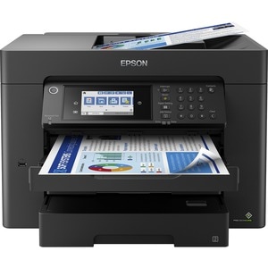 Epson WorkForce WF-7840DTWF Wireless Inkjet Multifunction Printer - Colour - Copier/Fax/Printer/Scanner - 25 ppm Mono/12 p