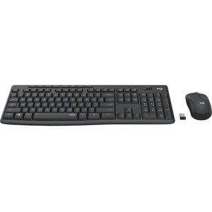 Logitech MK295 Teclado e rato - Espanhol - USB Sem fios RF - Keyboard/Keypad Color: Grafite - USB Sem fios RF Rato - Point
