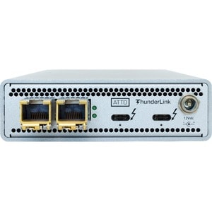ATTO ThunderLink N3 3102T (RJ45 SFP+) - Thunderbolt 3 - 10 Gbit/s Data Transfer Rate - 2 Port(s) - 2 - Twisted Pair - 10GB