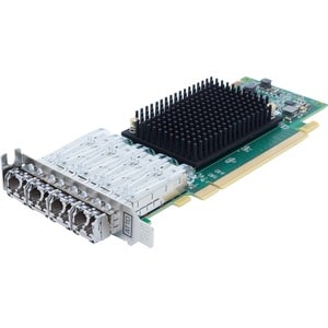 ATTO Celerity Fibre Channel Adapter - PCI Express 4.0 x16 - 32 Gbit/s - 4 x Total Fibre Channel Port(s) - 4 x LC Port(s) -