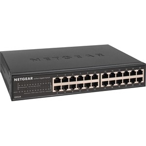 Netgear GS324 Ethernet Switch - 24 Ports - 2 Layer Supported - 12.10 W Power Consumption - Twisted Pair - Desktop, Wall Mo