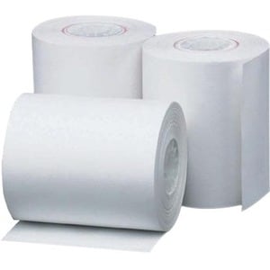 PRESTIGE Thermal Printable Paper - White - Recycled - 57 mm x 17 m - 20 / Pack - Single Ply, Recyclable