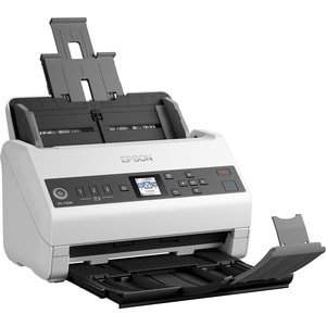 Epson DS-730N Sheetfed Scanner - 600 dpi Optical - 8-bit Color - 8-bit Grayscale - 40 ppm (Mono) - 40 ppm (Color) - Duplex