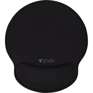 V7 MP03BLK Mauspad - 23 mm x 220 mm x 249,9 mm Abmessung - Schwarz - Schaumstoff mit Formgedächtnis, Gummi - Rutschfest
