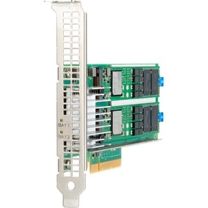 HPE NS204i-p NVMe Controller - PCI Express 3.0 x8 - Plug-in Card - RAID Supported - 1 RAID Level - PC