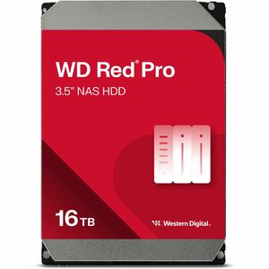 WD Red Pro WD161KFGX 16 TB Hard Drive - 3.5" Internal - SATA (SATA/600) - Conventional Magnetic Recording (CMR) Method - N