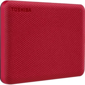 Toshiba Canvio Advance Tragbar Festplatte - 2,5" Extern - 2 TB - Rot - USB 3.2 (Gen 1)
