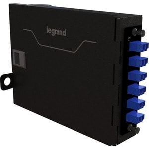 Ortronics Mounting Enclosure for Adapter Panel, Splice Cassette, Splice Tray - Black - Steel, Rubber