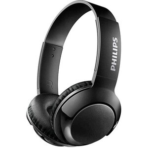 Philips BASS+ SHB3075BK/00 Wireless Over-the-head Stereo Headset - Black - Binaural - Supra-aural - 1000 cm - Bluetooth - 