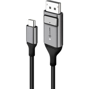 Alogic USB-C (Male) to DisplayPort (Male) Cable - Ultra Series - 4K 60Hz -Space Grey - 2m - 6.6 ft (2 m) DisplayPort/USB A