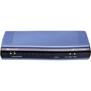 AudioCodes MediaPack MP-112 VoIP Gateway - 2 x FXS - Fast Ethernet - Wall Mountable, Rack-mountable, Table Top
