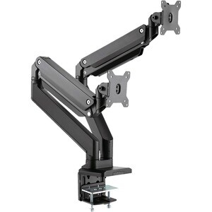 Roline Klemmhalterung für LCD-Monitor - Schwarz - 2 Unterstützte(r) Display(s) - max. 30 kg Traglast - 75 x 75, 100 x 100 