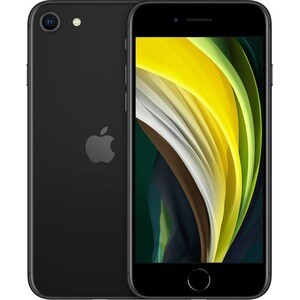 Apple iPhone SE 64 GB Smartphone - 11.9 cm (4.7") LCD HD 750 x 1334 - Dual-core (2 Core) 2.65 GHz Quad-core (4 Core) 1.80 GHz - 3 GB RAM - iOS 13 - 4G - Black - Bar - Apple A13 Bionic SoC - 2 SIM Support - SIM-free - Front Camera: 7 Megapixel - Rear Camera: 12 Megapixel - 1821 mAh Battery - Near Field Communication