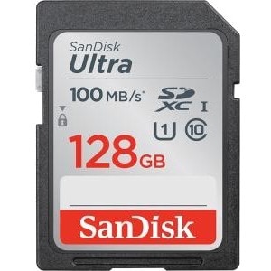 SanDisk Ultra 128 GB Class 10/UHS-I (U1) SDXC - 80 MB/s Read